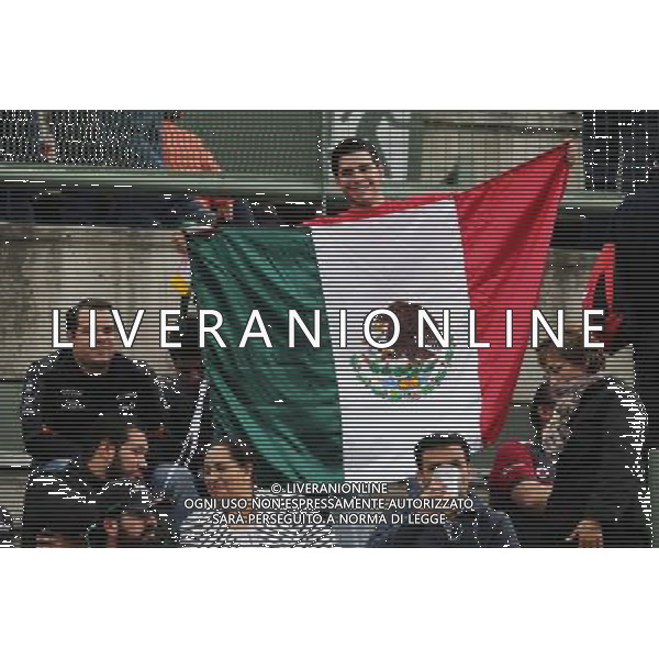 Mexican flag with fans in the grandstand. 28.10.2016. Formula 1 World Championship, Rd 19, Mexican Grand Prix, Mexico City, Mexico, Practice Day. / AGENZIA ALDO LIVERANI SAS - ITALY ONLY EDITORIAL USE ONLY