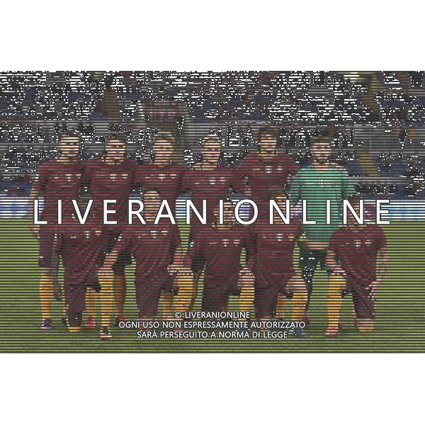Supercoppa Italiana Primavera Roma - 28.10.2016 - Stadio Olimpico - AS Roma vs Inter - nella foto: La formazione della Roma / Ph. Corradetti-Ag. Aldo Liverani