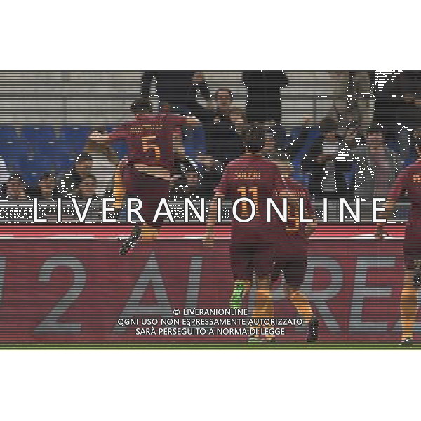 Supercoppa Italiana Primavera Roma - 28.10.2016 - Stadio Olimpico - AS Roma vs Inter - nella foto: Riccardo Marchizza esulta dopo il gol / Ph. Corradetti-Ag. Aldo Liverani