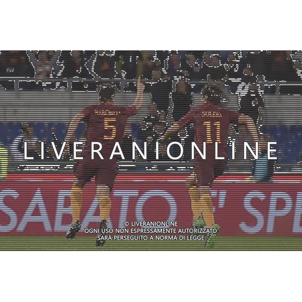Supercoppa Italiana Primavera Roma - 28.10.2016 - Stadio Olimpico - AS Roma vs Inter - nella foto: Riccardo Marchizza esulta dopo il gol / Ph. Corradetti-Ag. Aldo Liverani