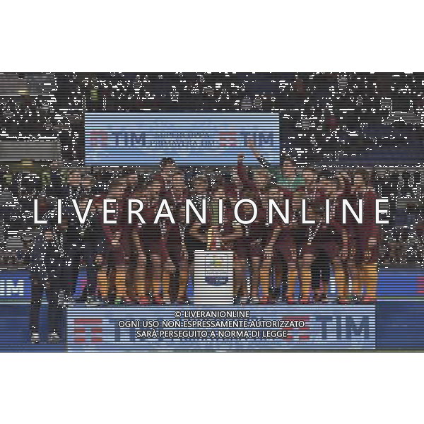 Supercoppa Italiana Primavera Roma - 28.10.2016 - Stadio Olimpico - AS Roma vs Inter - nella foto: La Roma vincitrice della Supercoppa Italiana / Ph. Corradetti-Ag. Aldo Liverani