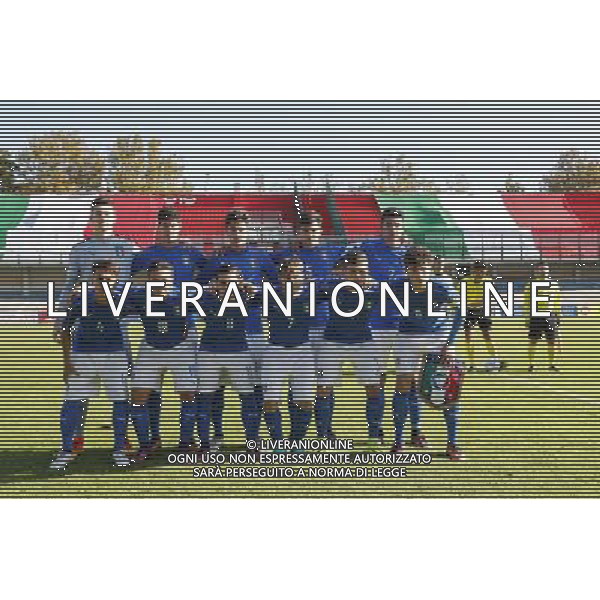 Qualificazioni Europee Nazionale Under 17 ITALIA vs MACEDONIA 28/10/2016 nella foto: LA FORMAZIONE DELL\' ITALIA ©Claudio Zamagni/Agenzia Aldo Liverani s.a.s.