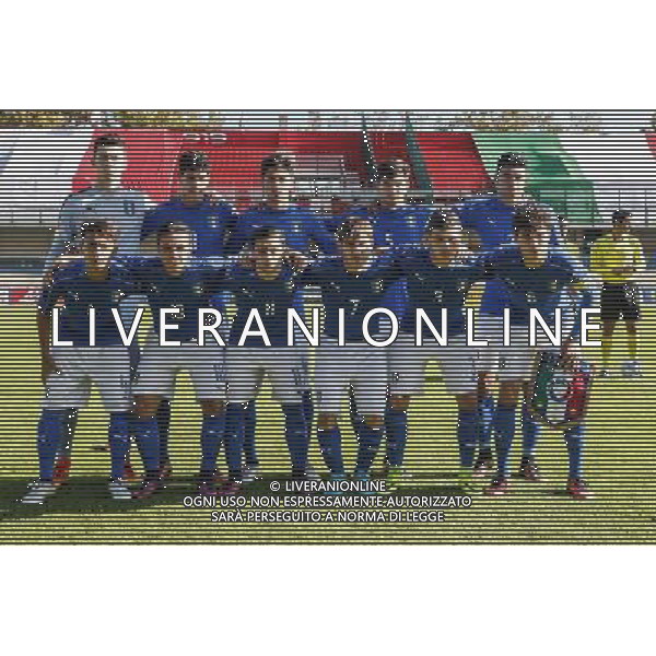 Qualificazioni Europee Nazionale Under 17 ITALIA vs MACEDONIA 28/10/2016 nella foto: LA FORMAZIONE DELL\' ITALIA UNDER 17 ©Claudio Zamagni/Agenzia Aldo Liverani s.a.s.