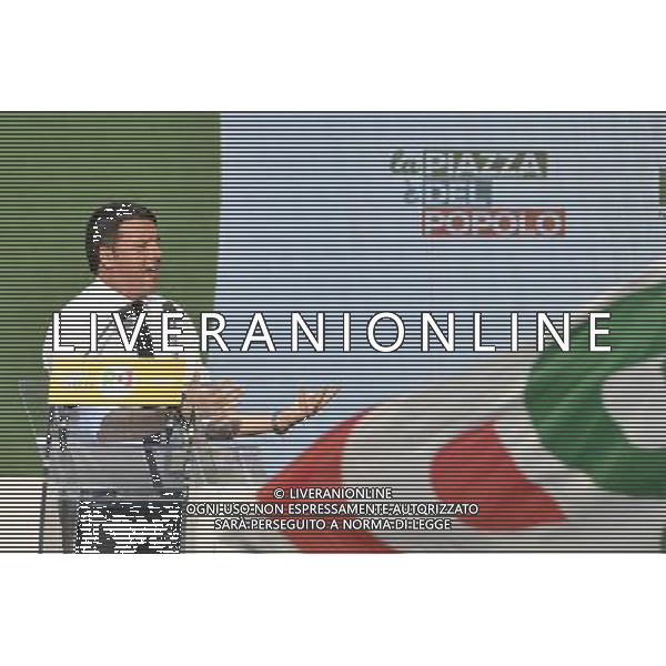 Manifestazione del Partito Democratico \' La Piazza e\' del Popolo. Si\' a unâ€™Italia piu\' forte. Si\' a unâ€™Europa piu\' giusta \' - Roma - Piazza del Popolo 29.10.2016 - nella foto: Matteo Renzi /Ph.Corradetti-Ag. Aldo Liverani / AGENZIA ALDO LIVERANI SAS