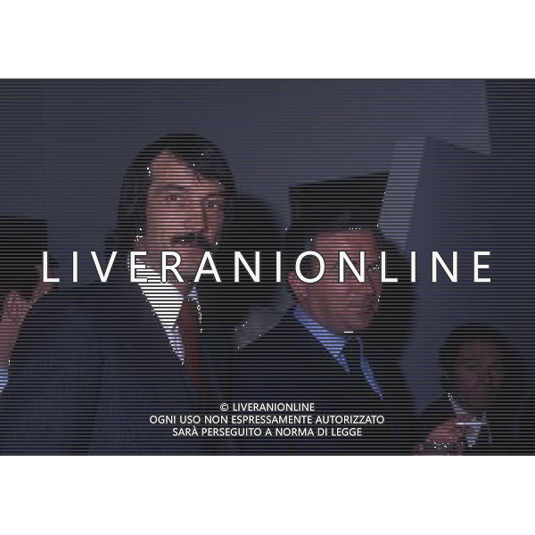 RETROSPETTIVA ENRICO ALBERTOSI CALCIATORE NELLA FOTO ENRICO ALBERTOSI CON IL PRESIDENTE DEL MILAN FELICE COLOMBO AG ALDO LIVERANI SAS