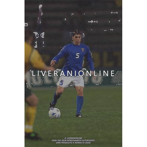 TRIESTE 28-01 2001 ITALIA -LITUANIA NELLA FOTO FABIO CANNAVARO AG ALDO LIVERANI SAS