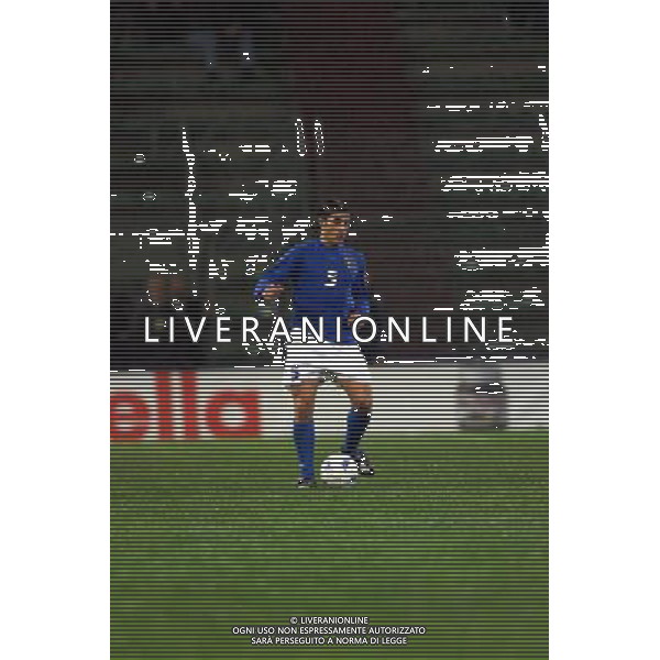 TRIESTE 28-01 2001 ITALIA -LITUANIA NELLA FOTO FABIO CANNAVARO AG ALDO LIVERANI SAS