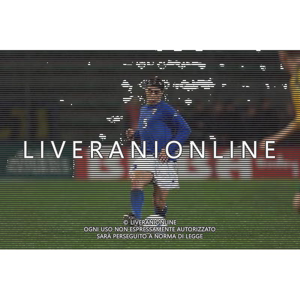 TRIESTE 28-01 2001 ITALIA -LITUANIA NELLA FOTO FABIO CANNAVARO AG ALDO LIVERANI SAS