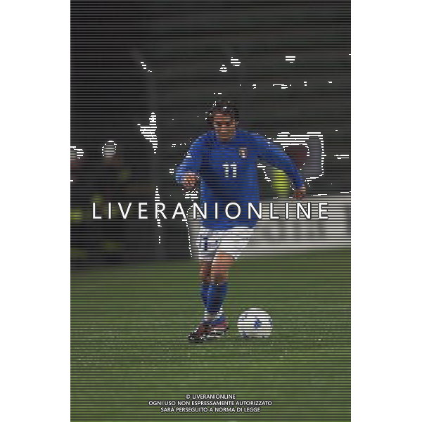 TRIESTE 28-01 2001 ITALIA -LITUANIA NELLA FOTO ALESSANDRO DEL PIERO AG ALDO LIVERANI SAS