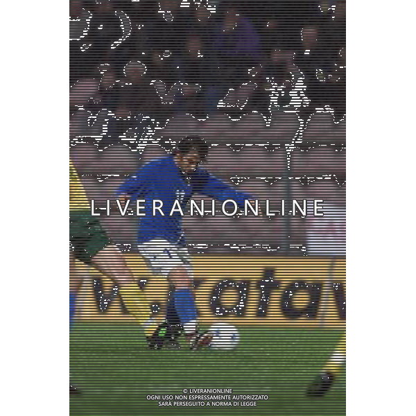 TRIESTE 28-01 2001 ITALIA -LITUANIA NELLA FOTO ALESSANDRO DEL PIERO AG ALDO LIVERANI SAS