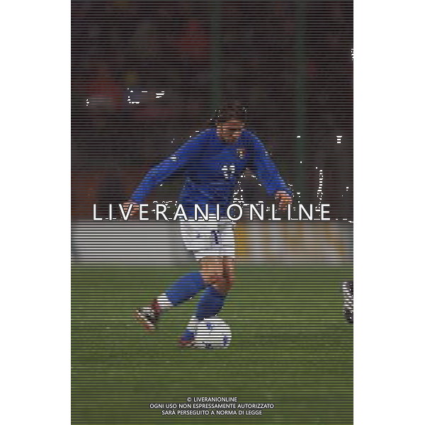 TRIESTE 28-01 2001 ITALIA -LITUANIA NELLA FOTO ALESSANDRO DEL PIERO AG ALDO LIVERANI SAS