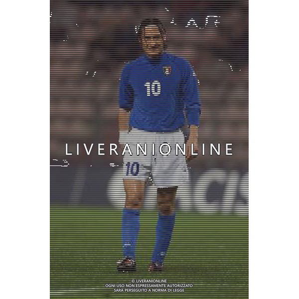 TRIESTE 28-01 2001 ITALIA -LITUANIA NELLA FOTO FRANCESCO TOTTI AG ALDO LIVERANI SAS