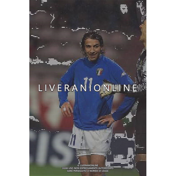 TRIESTE 28-01 2001 ITALIA -LITUANIA NELLA FOTO ALESSANDRO DEL PIERO AG ALDO LIVERANI SAS