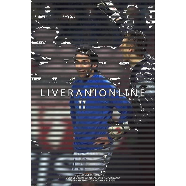 TRIESTE 28-01 2001 ITALIA -LITUANIA NELLA FOTO ALESSANDRO DEL PIERO AG ALDO LIVERANI SAS