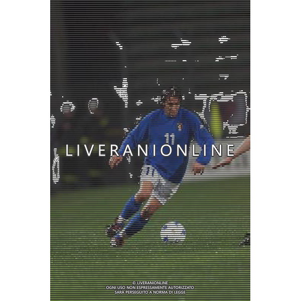 TRIESTE 28-01 2001 ITALIA -LITUANIA NELLA FOTO ALESSANDRO DEL PIERO AG ALDO LIVERANI SAS