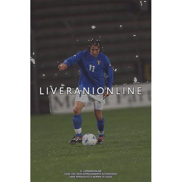 TRIESTE 28-01 2001 ITALIA -LITUANIA NELLA FOTO ALESSANDRO DEL PIERO AG ALDO LIVERANI SAS