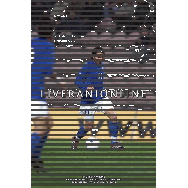 TRIESTE 28-01 2001 ITALIA -LITUANIA NELLA FOTO ALESSANDRO DEL PIERO AG ALDO LIVERANI SAS