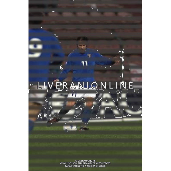 TRIESTE 28-01 2001 ITALIA -LITUANIA NELLA FOTO ALESSANDRO DEL PIERO AG ALDO LIVERANI SAS