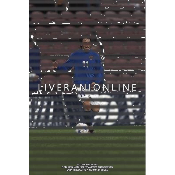 TRIESTE 28-01 2001 ITALIA -LITUANIA NELLA FOTO ALESSANDRO DEL PIERO AG ALDO LIVERANI SAS