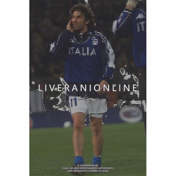 TRIESTE 28-01 2001 ITALIA -LITUANIA NELLA FOTO ALESSANDRO DEL PIERO AG ALDO LIVERANI SAS