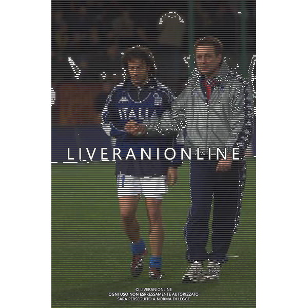 TRIESTE 28-01 2001 ITALIA -LITUANIA NELLA FOTO ALESSANDRO DEL PIERO AG ALDO LIVERANI SAS