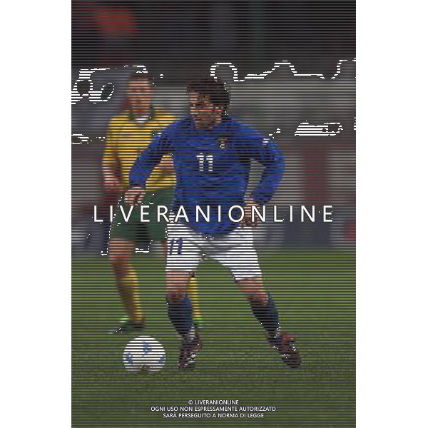 TRIESTE 28-01 2001 ITALIA -LITUANIA NELLA FOTO ALESSANDRO DEL PIERO AG ALDO LIVERANI SAS