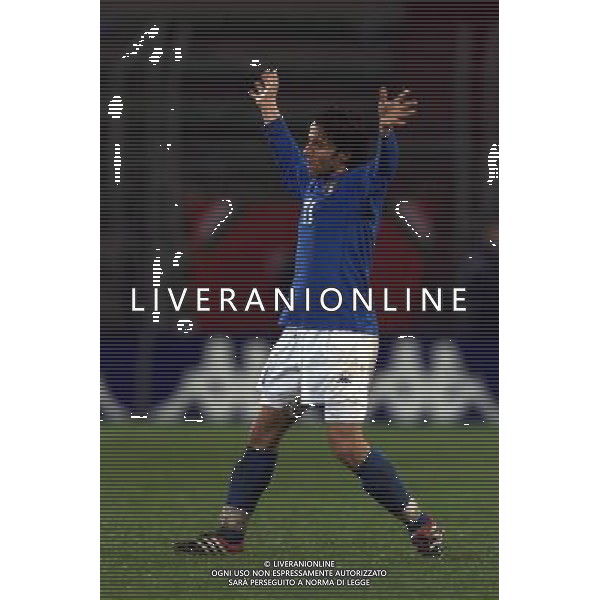 TRIESTE 28-01 2001 ITALIA -LITUANIA NELLA FOTO ALESSANDRO DEL PIERO AG ALDO LIVERANI SAS