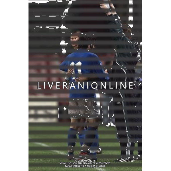 TRIESTE 28-01 2001 ITALIA -LITUANIA NELLA FOTO ALESSANDRO DEL PIERO AG ALDO LIVERANI SAS