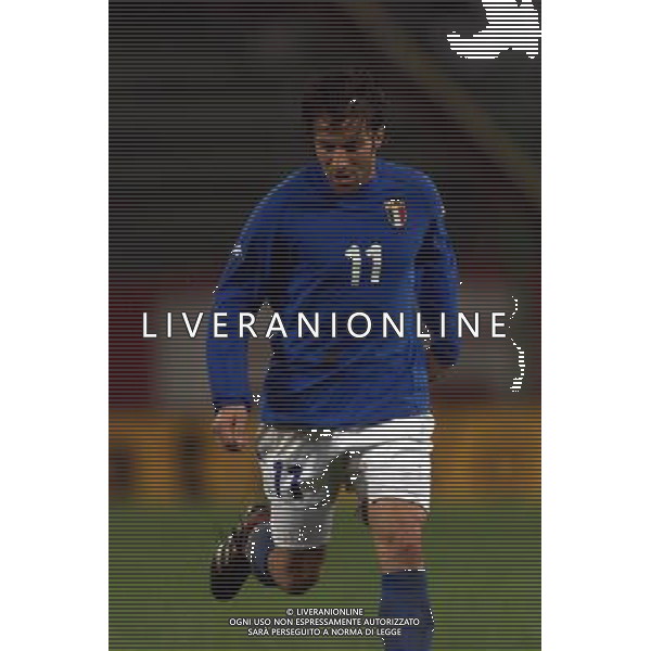 TRIESTE 28-01 2001 ITALIA -LITUANIA NELLA FOTO ALESSANDRO DEL PIERO AG ALDO LIVERANI SAS