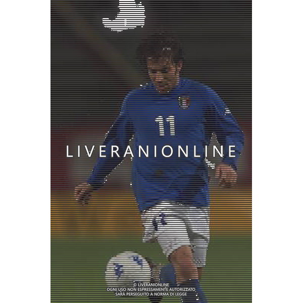 TRIESTE 28-01 2001 ITALIA -LITUANIA NELLA FOTO ALESSANDRO DEL PIERO AG ALDO LIVERANI SAS