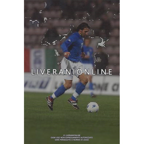 TRIESTE 28-01 2001 ITALIA -LITUANIA NELLA FOTO ALESSANDRO DEL PIERO AG ALDO LIVERANI SAS