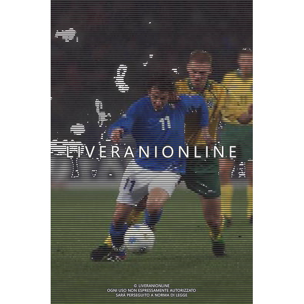 TRIESTE 28-01 2001 ITALIA -LITUANIA NELLA FOTO ALESSANDRO DEL PIERO AG ALDO LIVERANI SAS