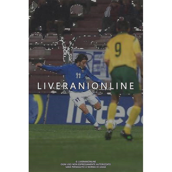 TRIESTE 28-01 2001 ITALIA -LITUANIA NELLA FOTO ALESSANDRO DEL PIERO AG ALDO LIVERANI SAS