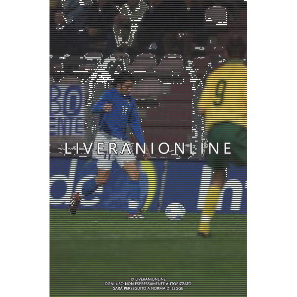 TRIESTE 28-01 2001 ITALIA -LITUANIA NELLA FOTO ALESSANDRO DEL PIERO AG ALDO LIVERANI SAS