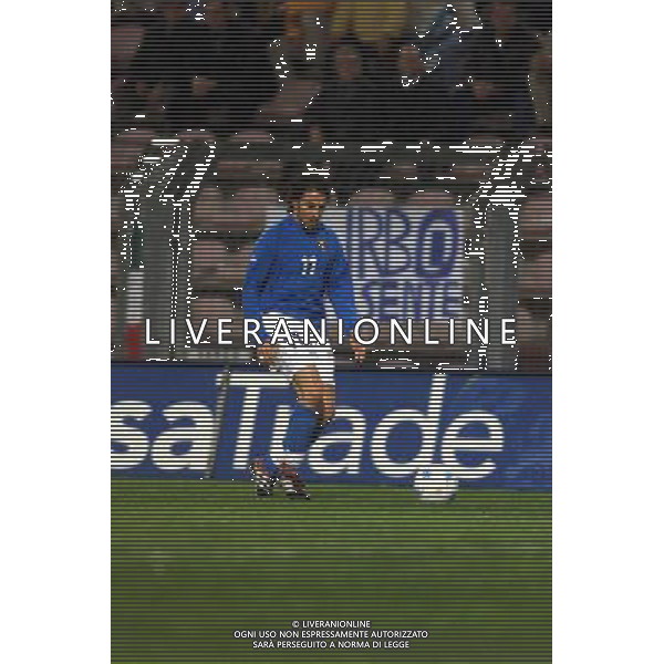 TRIESTE 28-01 2001 ITALIA -LITUANIA NELLA FOTO ALESSANDRO DEL PIERO AG ALDO LIVERANI SAS