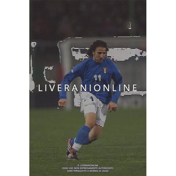 TRIESTE 28-01 2001 ITALIA -LITUANIA NELLA FOTO ALESSANDRO DEL PIERO AG ALDO LIVERANI SAS