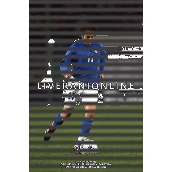 TRIESTE 28-01 2001 ITALIA -LITUANIA NELLA FOTO ALESSANDRO DEL PIERO AG ALDO LIVERANI SAS