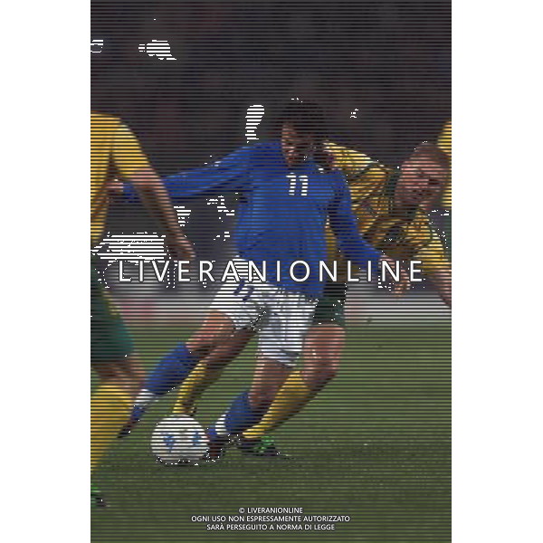 TRIESTE 28-01 2001 ITALIA -LITUANIA NELLA FOTO ALESSANDRO DEL PIERO AG ALDO LIVERANI SAS