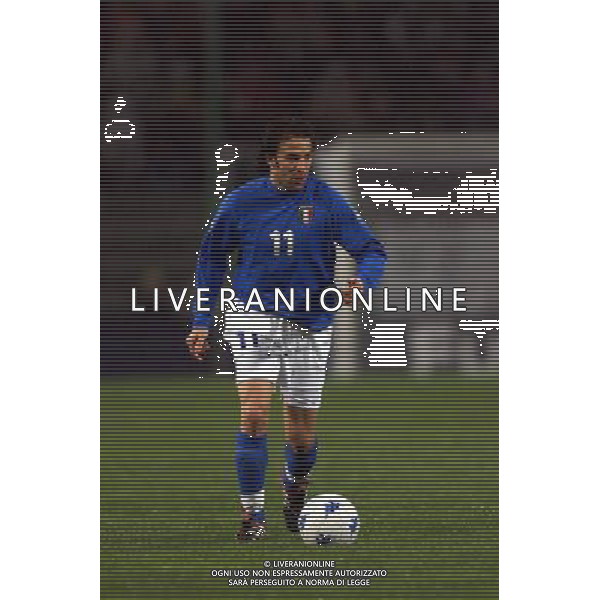 TRIESTE 28-01 2001 ITALIA -LITUANIA NELLA FOTO ALESSANDRO DEL PIERO AG ALDO LIVERANI SAS