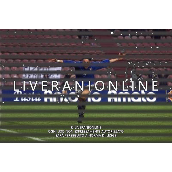TRIESTE 28-01 2001 ITALIA -LITUANIA NELLA FOTO GOAL FILIPPO INZAGHI AG ALDO LIVERANI SAS