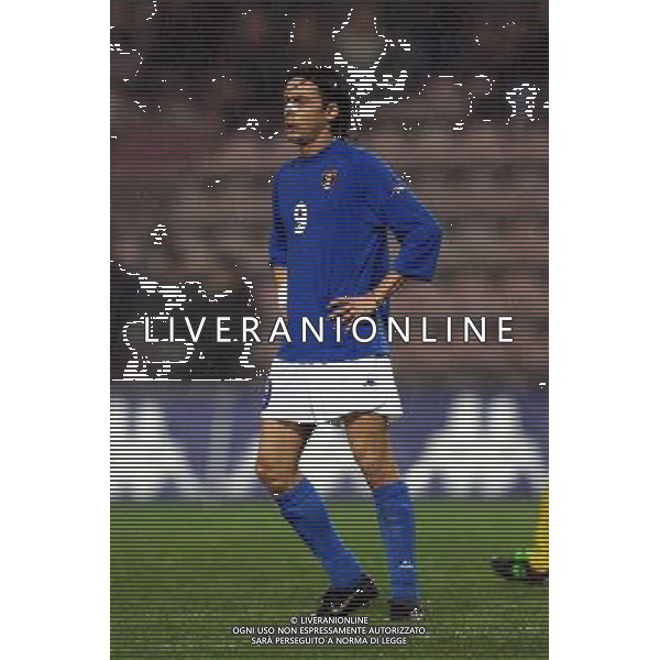 TRIESTE 28-01 2001 ITALIA -LITUANIA NELLA FOTO FILIPPO INZAGHI AG ALDO LIVERANI SAS