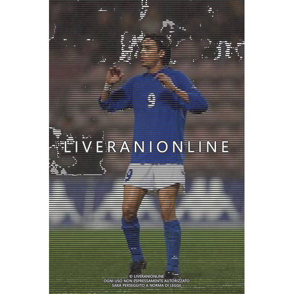 TRIESTE 28-01 2001 ITALIA -LITUANIA NELLA FOTO FILIPPO INZAGHI AG ALDO LIVERANI SAS