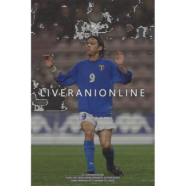 TRIESTE 28-01 2001 ITALIA -LITUANIA NELLA FOTO FILIPPO INZAGHI AG ALDO LIVERANI SAS