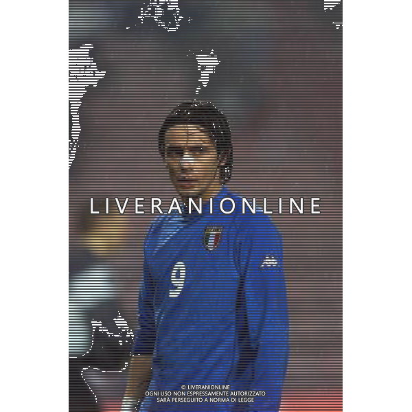 TRIESTE 28-01 2001 ITALIA -LITUANIA NELLA FOTO FILIPPO INZAGHI AG ALDO LIVERANI SAS