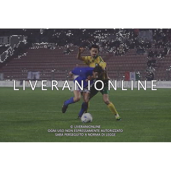 TRIESTE 28-01 2001 ITALIA -LITUANIA NELLA FOTO FILIPPO INZAGHI AG ALDO LIVERANI SAS