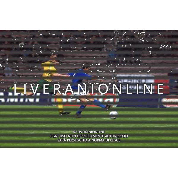 TRIESTE 28-01 2001 ITALIA -LITUANIA NELLA FOTO FILIPPO INZAGHI AG ALDO LIVERANI SAS