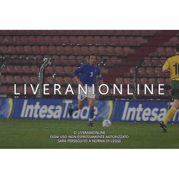 TRIESTE 28-01 2001 ITALIA -LITUANIA NELLA FOTO PAOLO MALDINI AG ALDO LIVERANI SAS