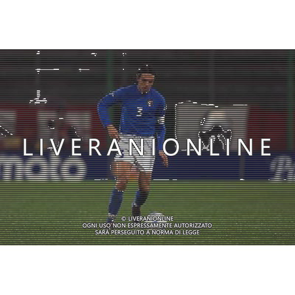 TRIESTE 28-01 2001 ITALIA -LITUANIA NELLA FOTO PAOLO MALDINI AG ALDO LIVERANI SAS