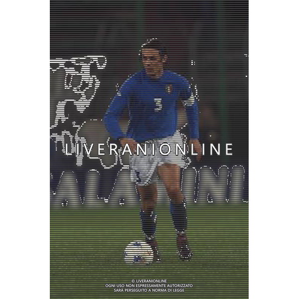 TRIESTE 28-01 2001 ITALIA -LITUANIA NELLA FOTO PAOLO MALDINI AG ALDO LIVERANI SAS