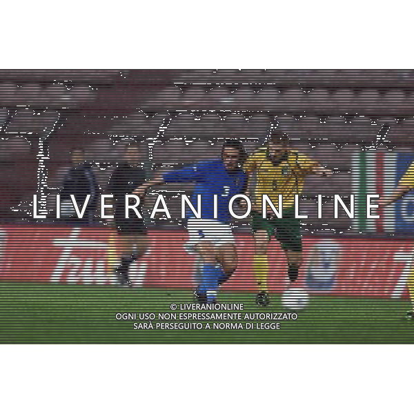 TRIESTE 28-01 2001 ITALIA -LITUANIA NELLA FOTO PAOLO MALDINI AG ALDO LIVERANI SAS